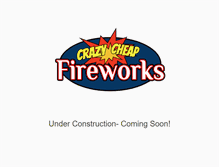Tablet Screenshot of crazycheapfireworks.biz